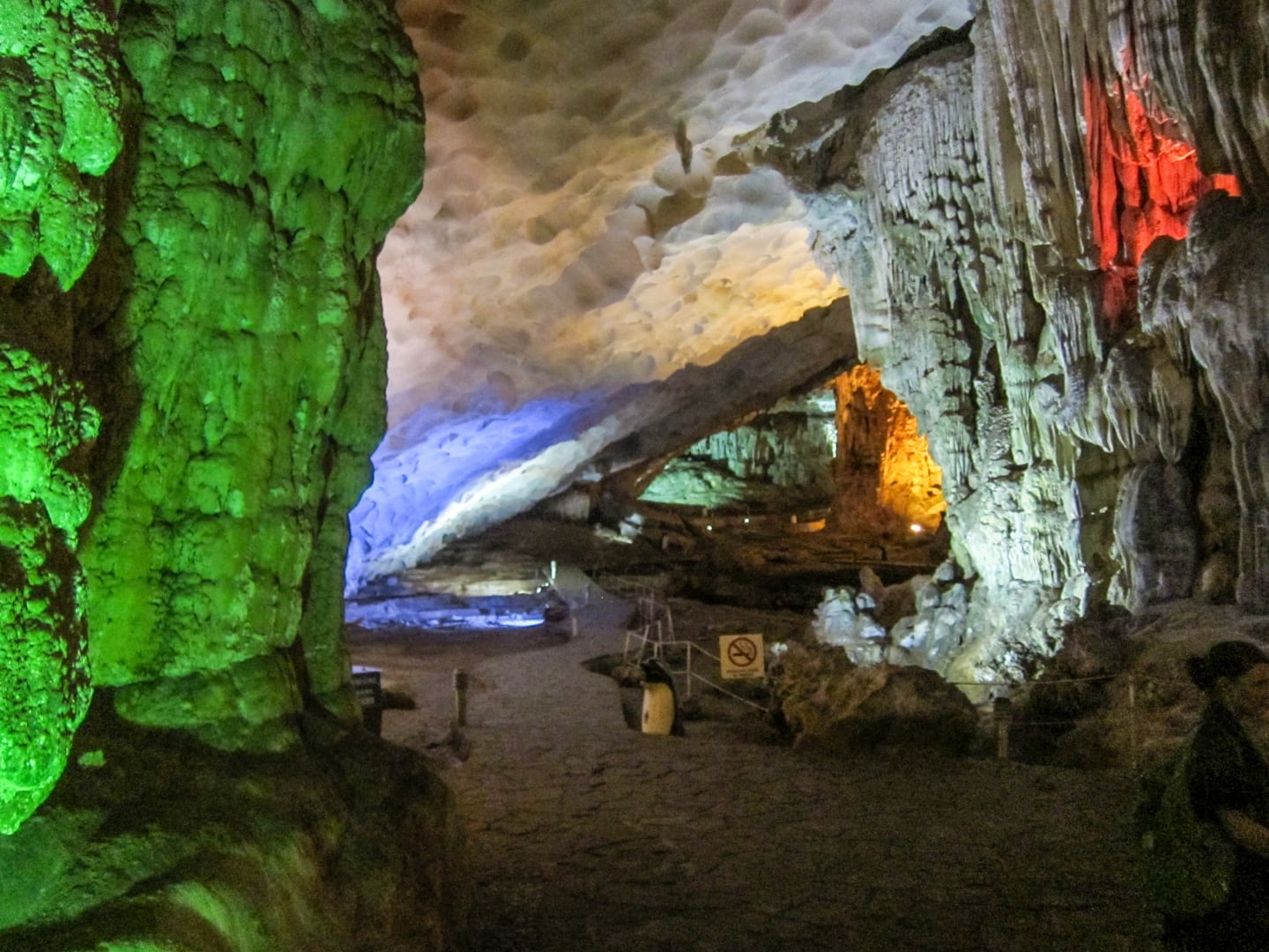 inside Surprise Cave Vietnam