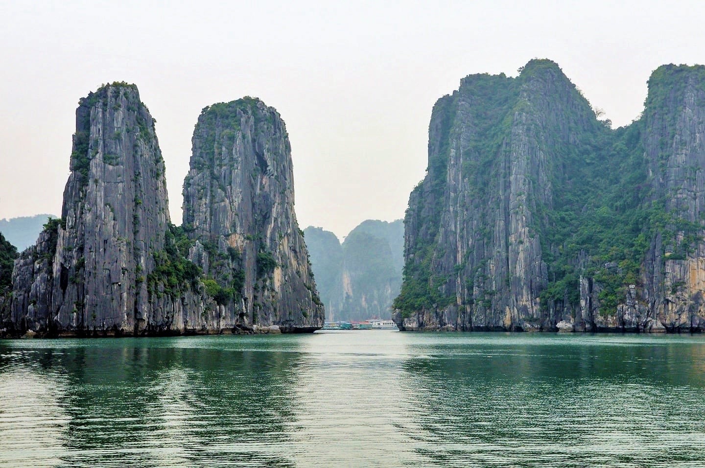 Halong Bay karst formations