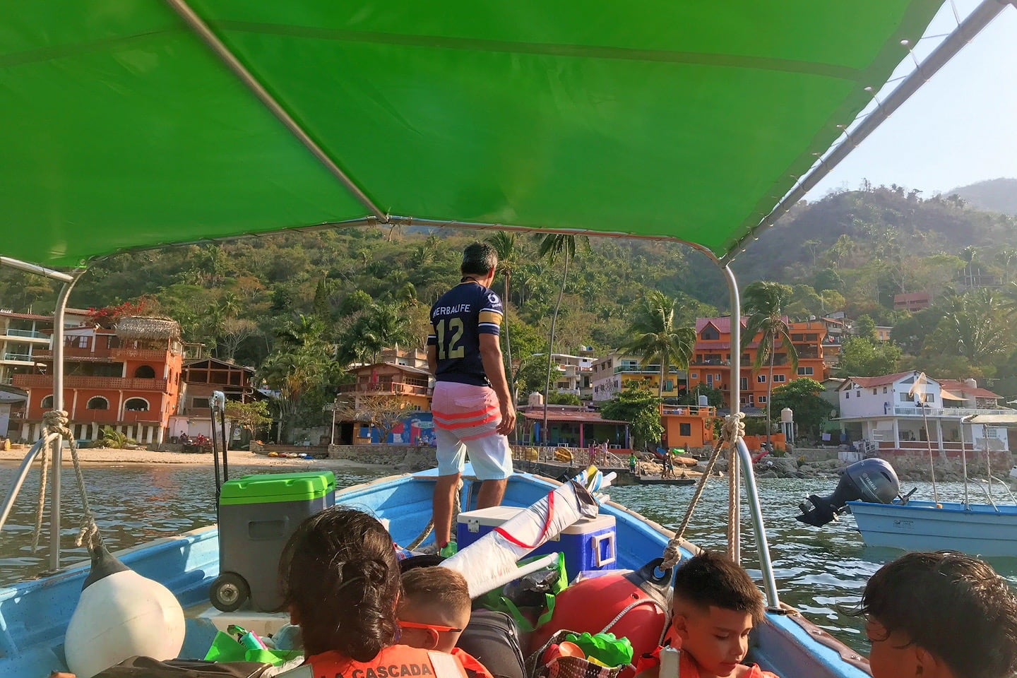 Water Taxi approaching town pier