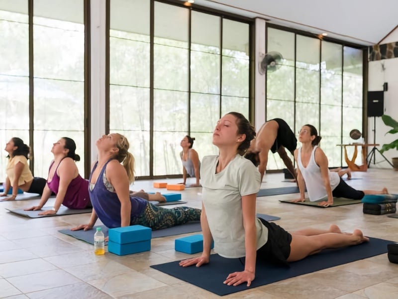 yoga in room best yoga retreats in Thailand