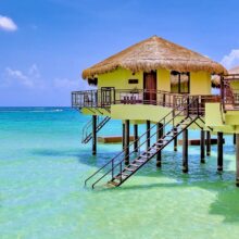 Mexico overwater bungalows and villas
