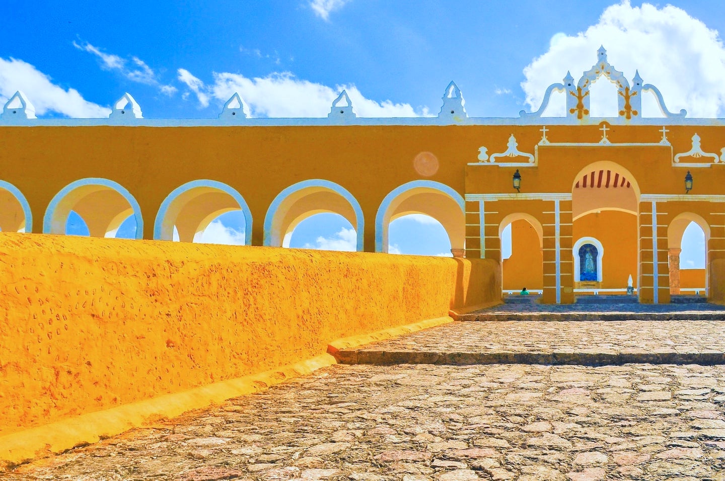 Izamal yellow convent Pueblo Magico