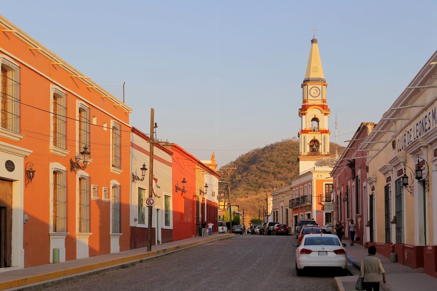 Mascota Jalisco at sunset with church steeple