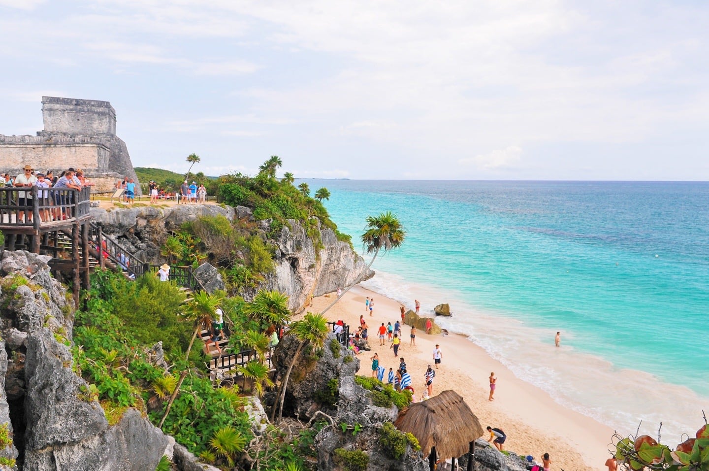 Tulum Pueblo Magico archeological zone and beach