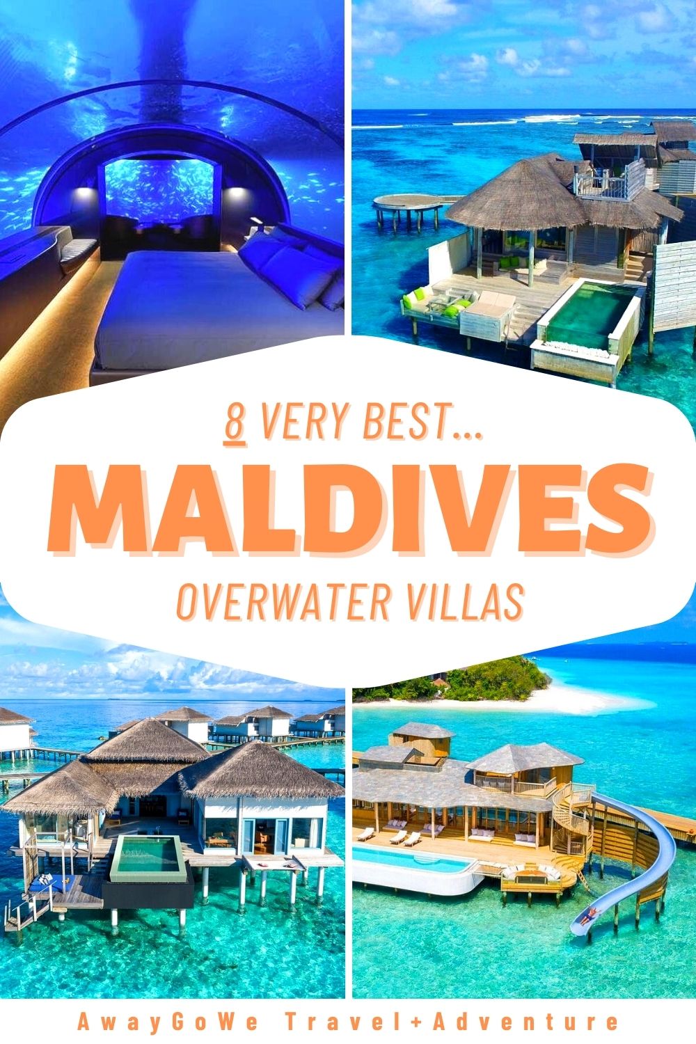best Maldives on water villas and bungalows
