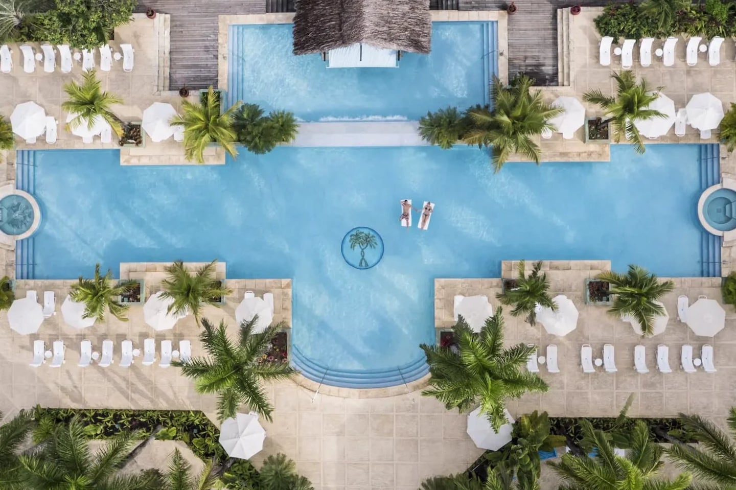 aerial view of pool at Jamaica adults only all inclusive resorts