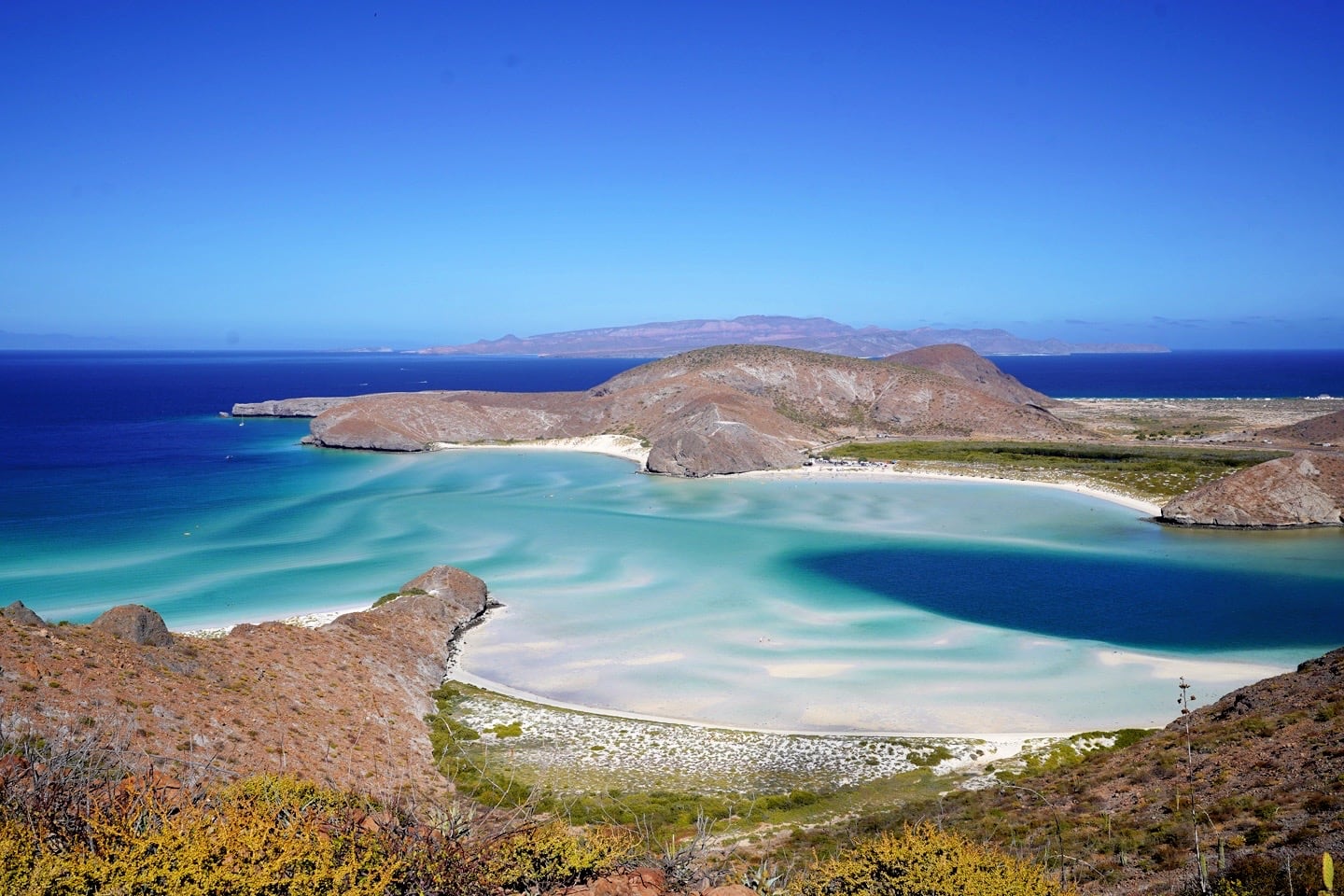 Playa Balandra viewpoint La Paz BCS