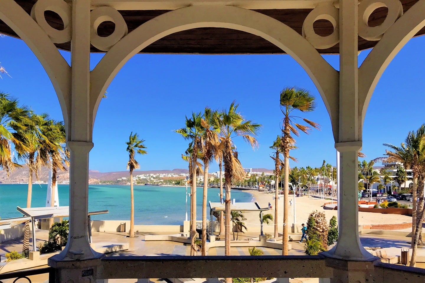 La Paz Malecon and Playa Central from El Kiosko