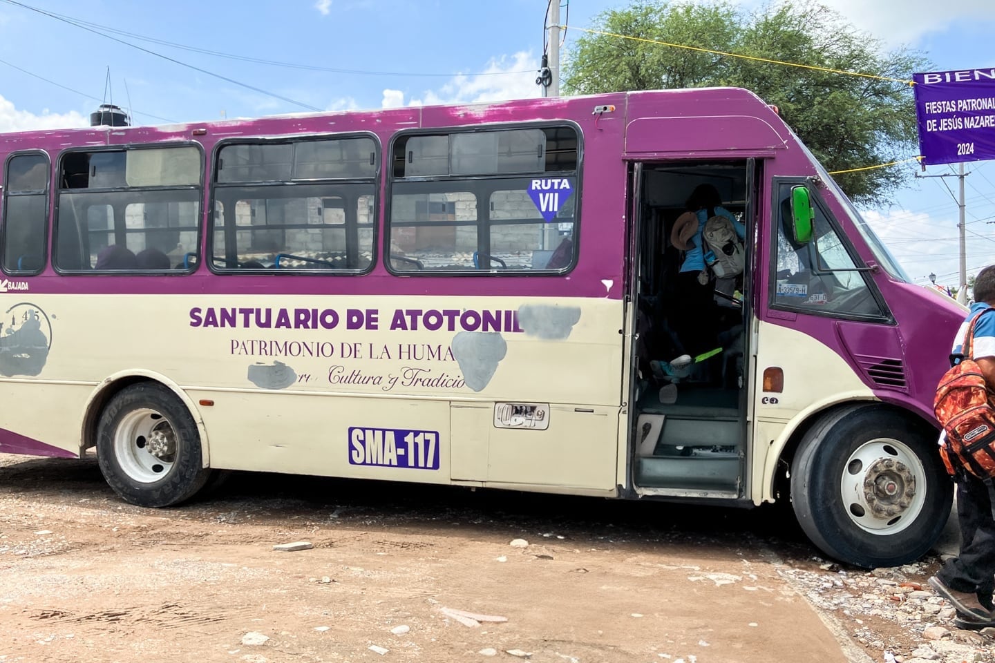 bus from San Miguel de Allende to Atotonilco