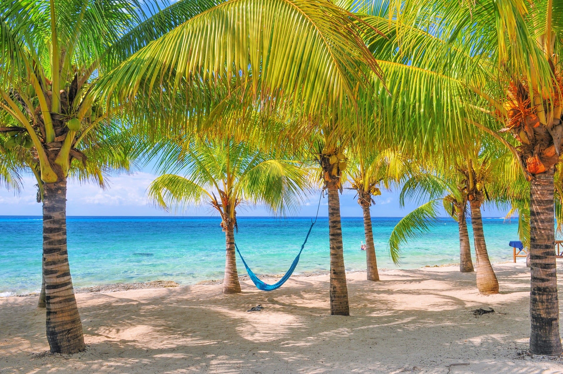 swaying hammock and azure sea Cozumel all inclusive family resorts