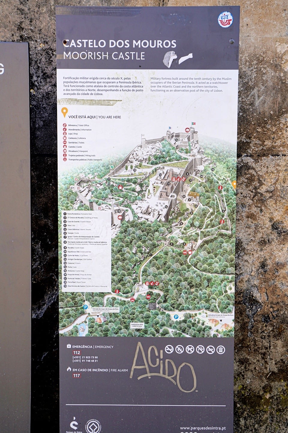 Moorish Castle map