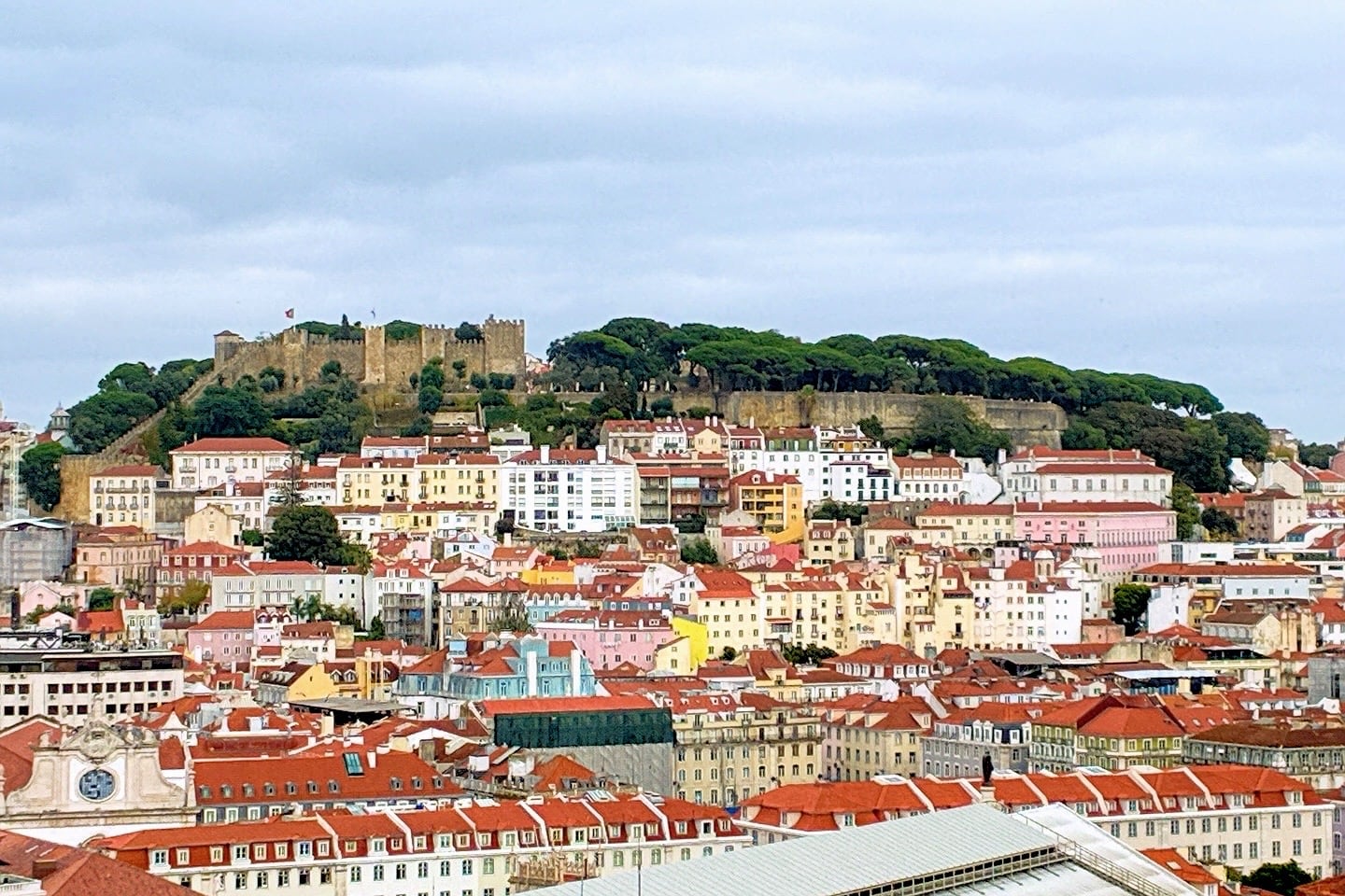 Sao Jorge Castle and Alfama in Lisbon