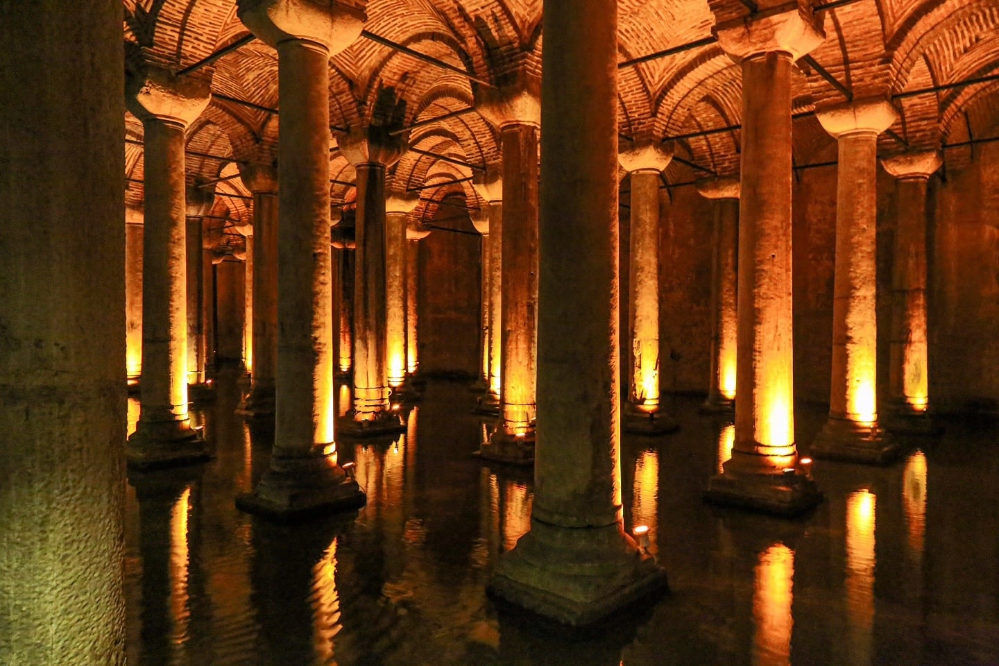 Basilica Cistern in Istanbul Turkey