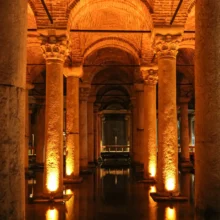 Basilica Cistern in Istanbul Turkey