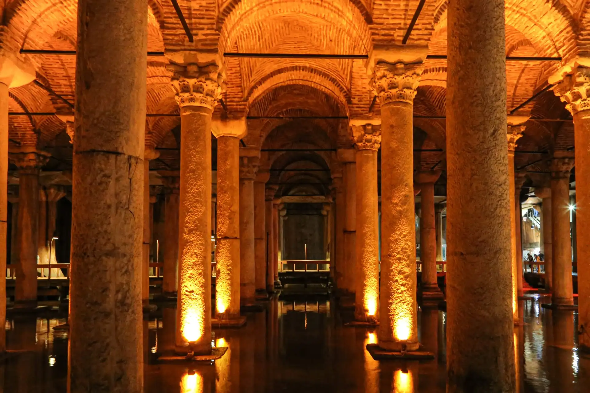 Basilica Cistern in Istanbul Turkey