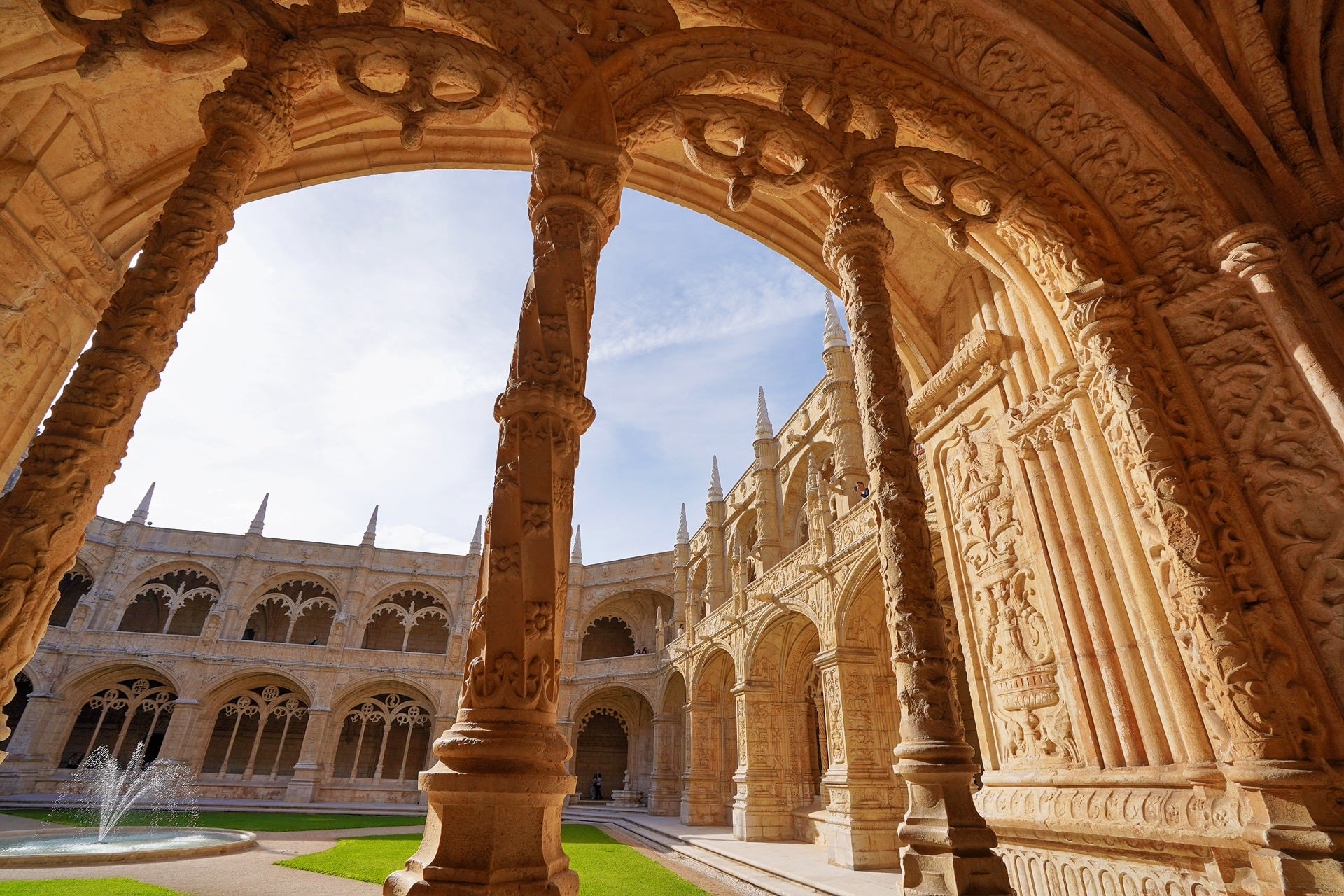 Jeronimos Monastery in Lisbon Portugal