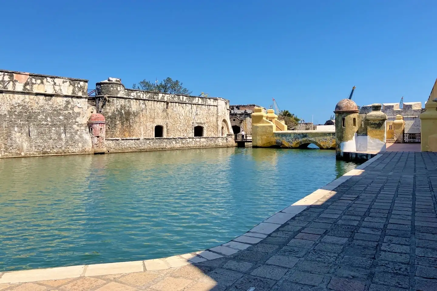 Inside San Juan de Ulua in Veracruz Mexico