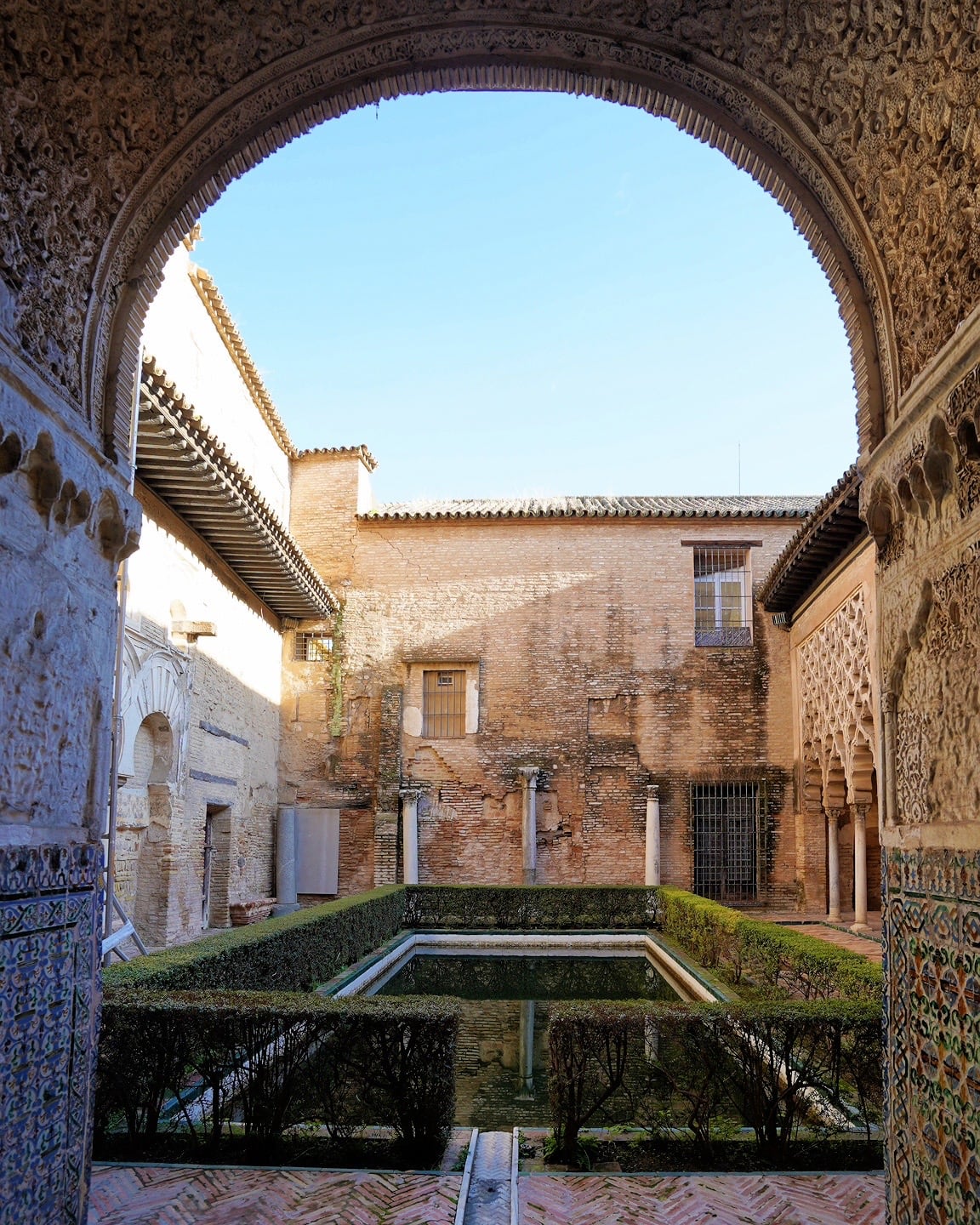 Patio del Yeso in the Real Alcazar