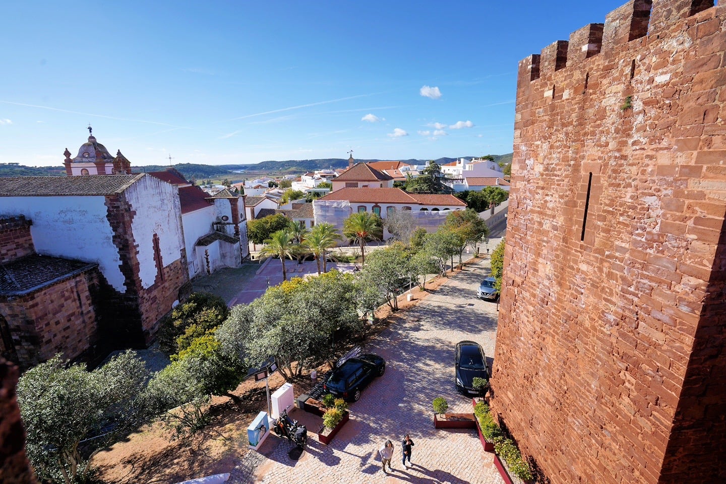Silves Portugal castle and cathedral
