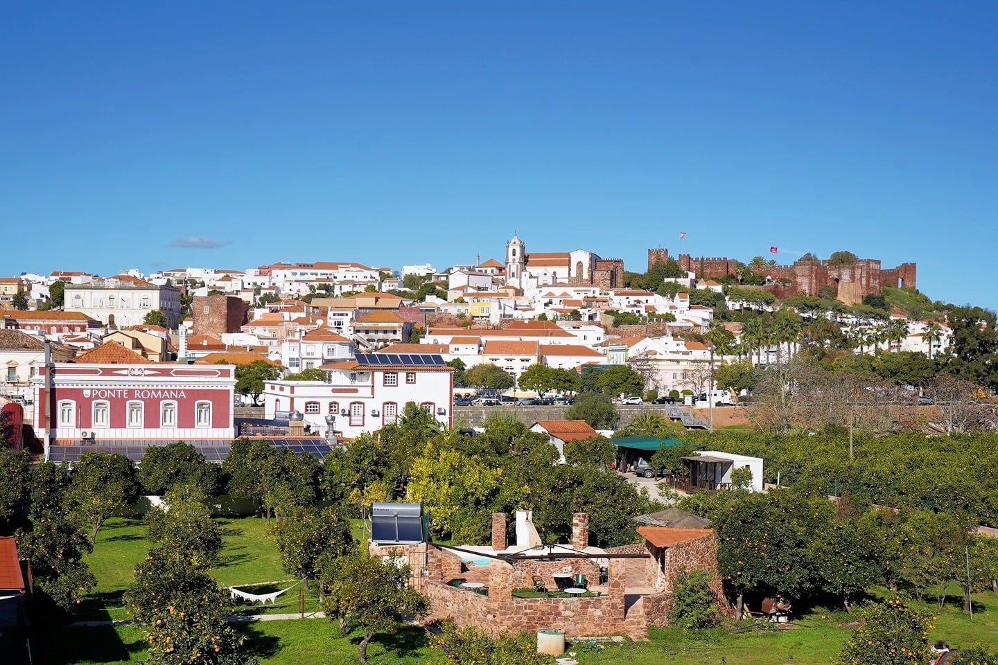town view of Silves Algarve