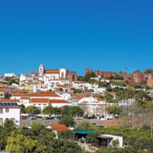 Silves Portugal castel cathedral and town