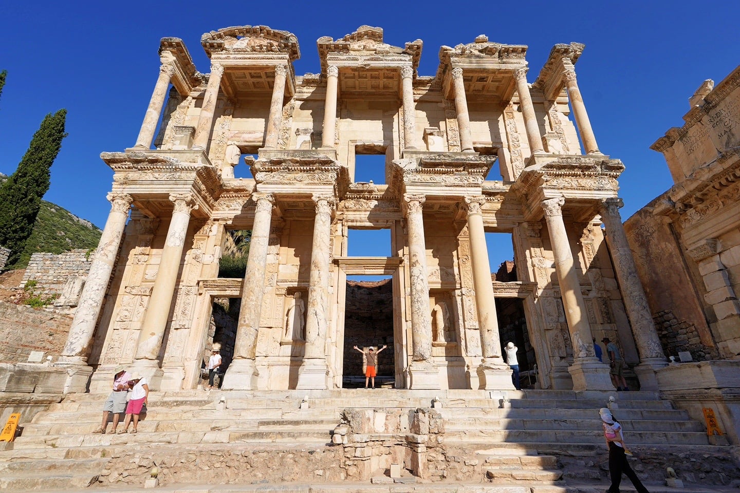 Library of Celsus at Ephesus Selรงuk Turkey