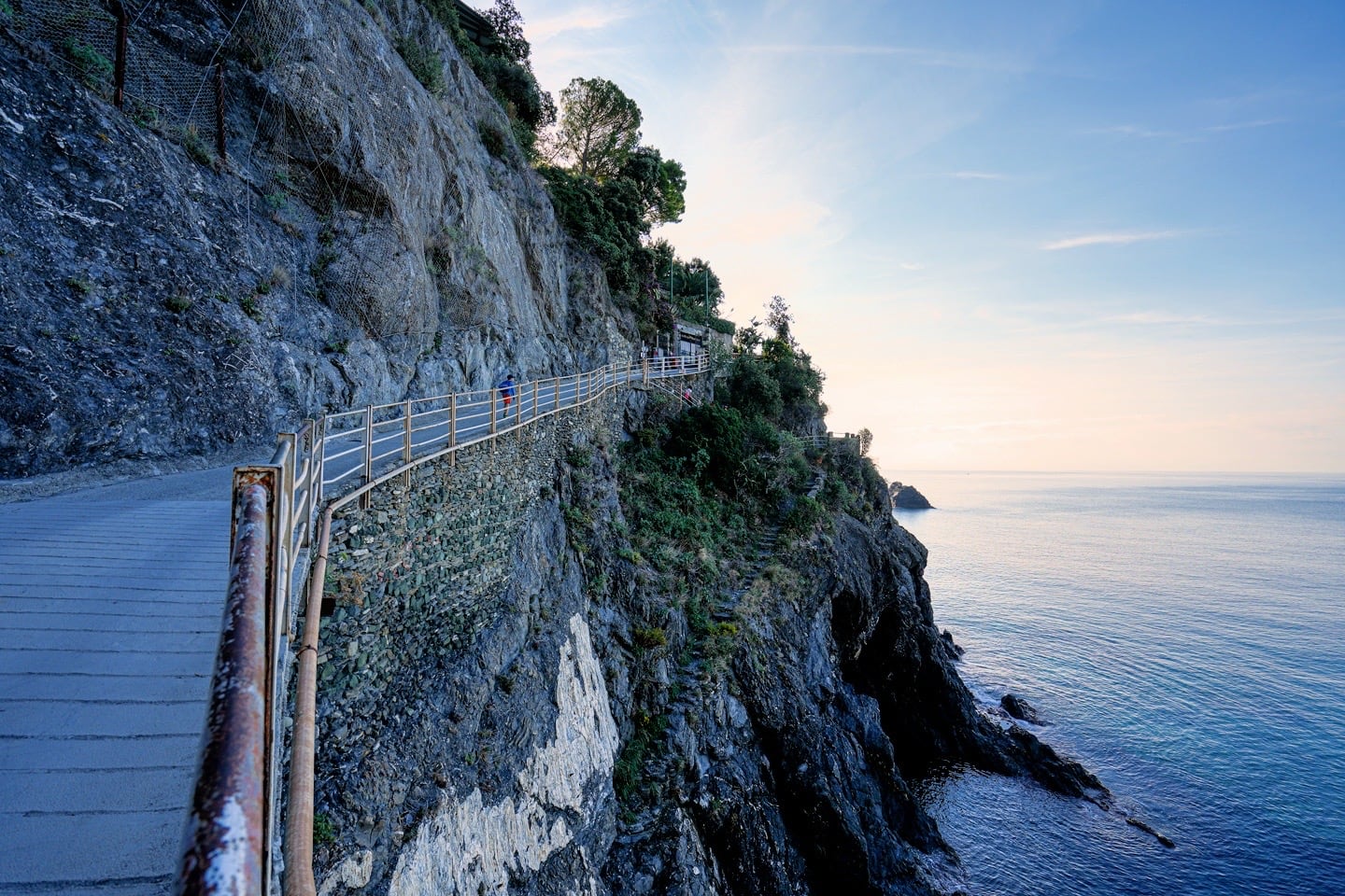 Monterosso al Mare start of Blue Trail Cinque Terre hiking