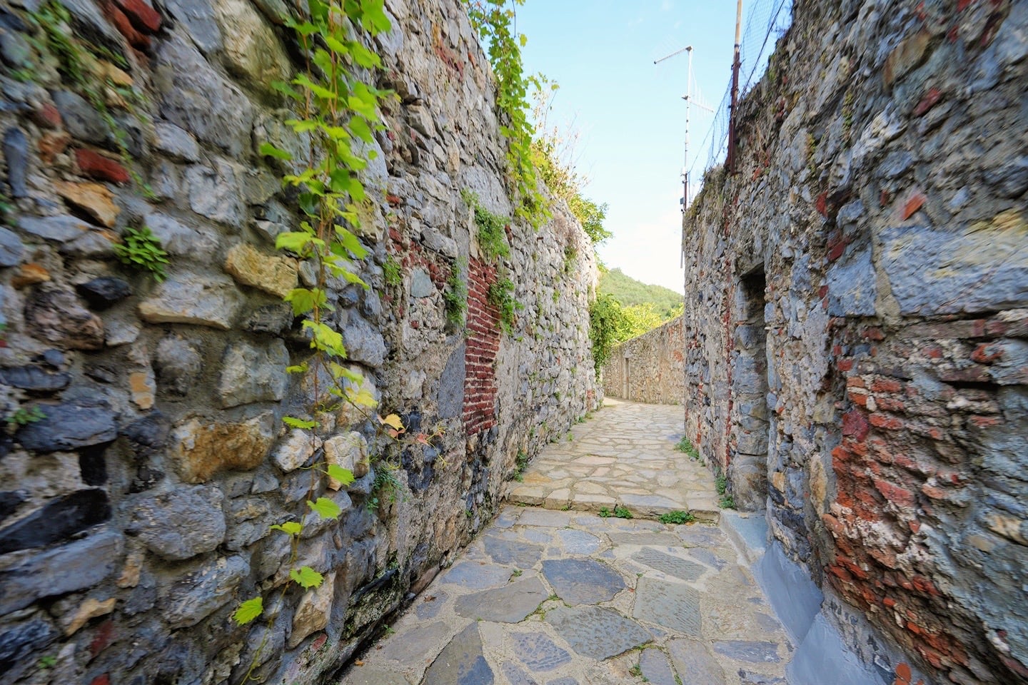 stone walls