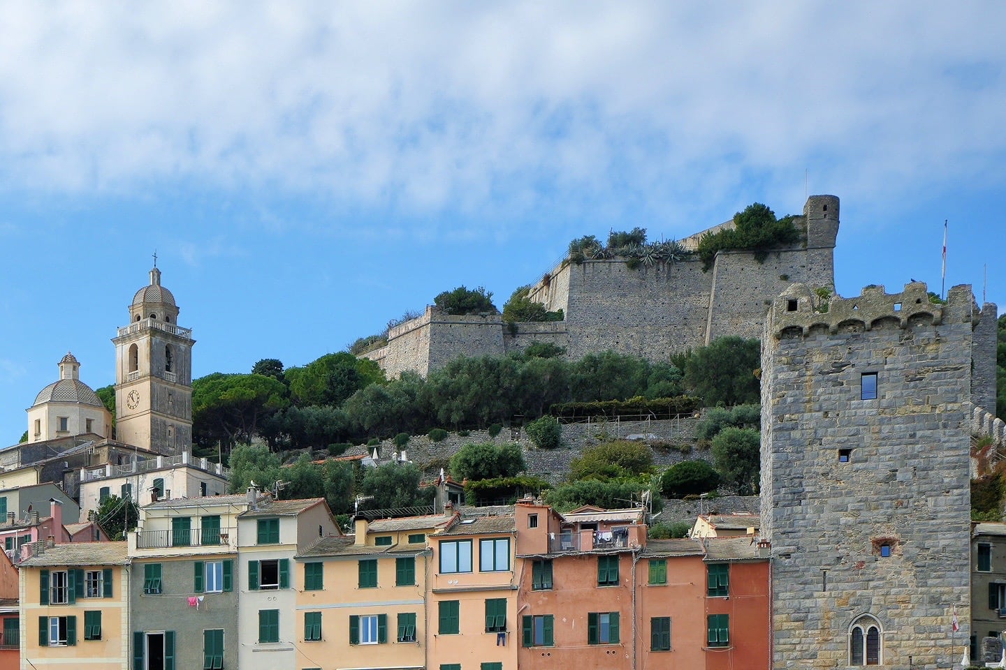 Doria Castle exterior and Portovenere